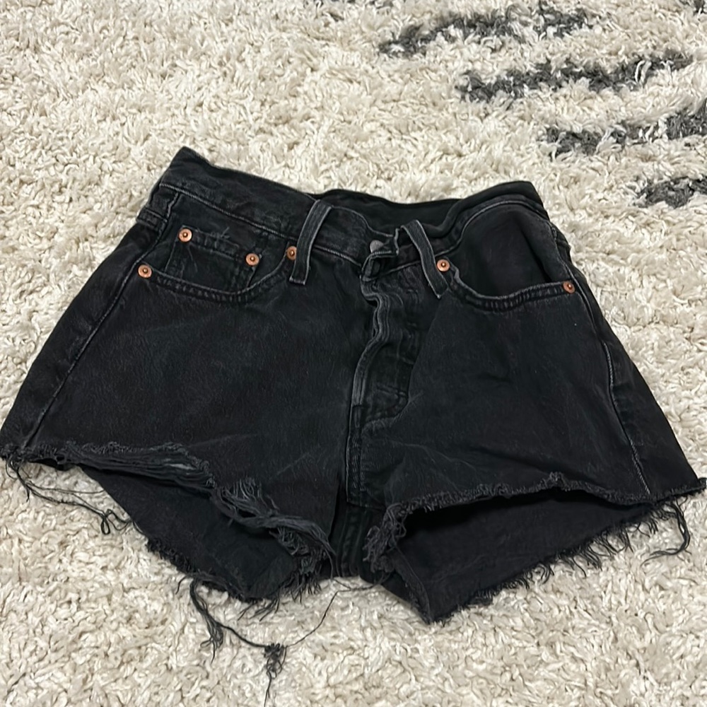 Black Levi shorts